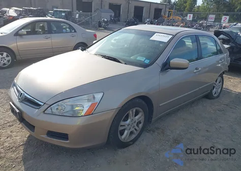 2007 Honda Accord Ex из США, поврежденный, VIN 1HGCM56807A174491